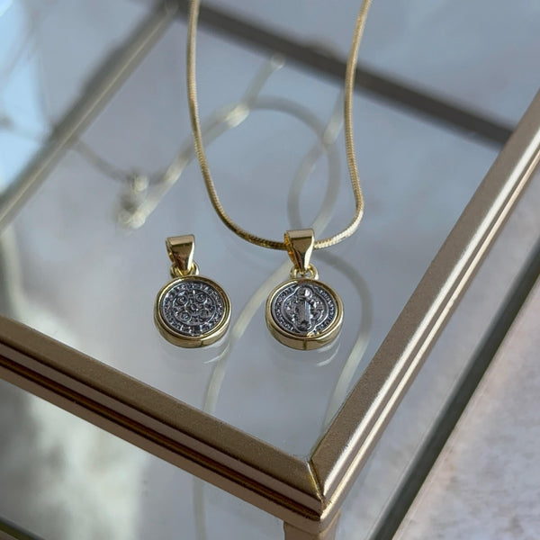 Collar Medalla San Benito