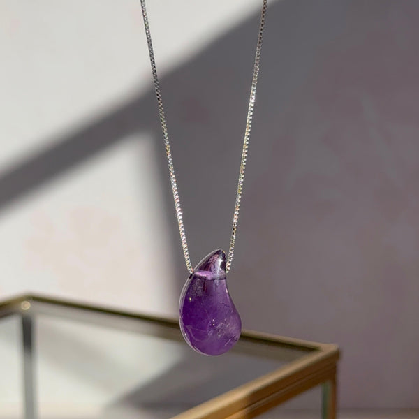 Collar Gota Cuarzo