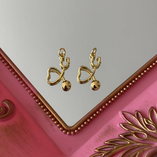 Charm Estetoscopio Baño de oro