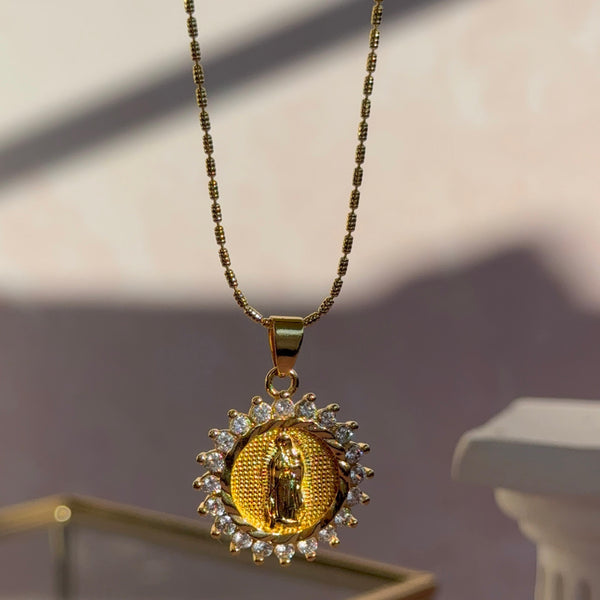 Collar Virgen de Guadalupe Circones