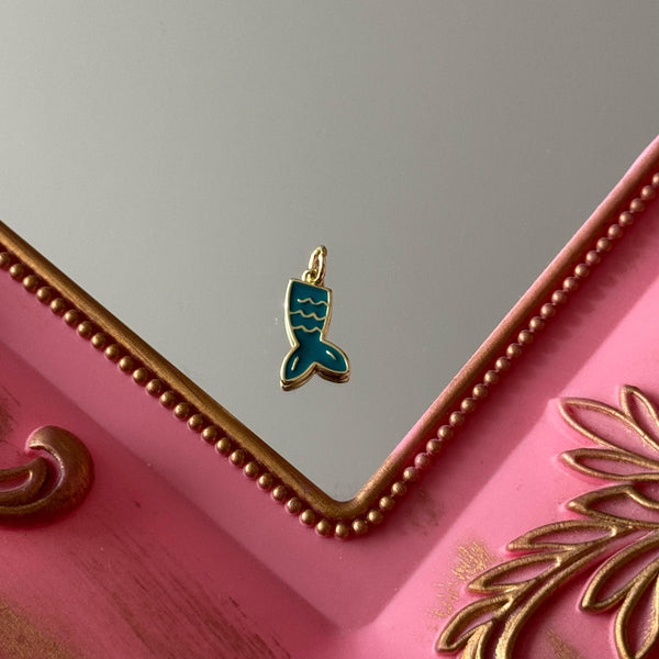 Charm Cola de Sirena Baño de oro