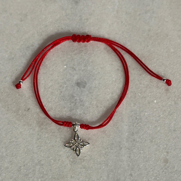 Pulseras Rojas Hilo Nudo de Bruja
