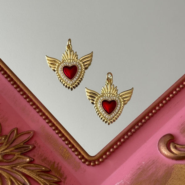 Charm Corazón Detente Alas III