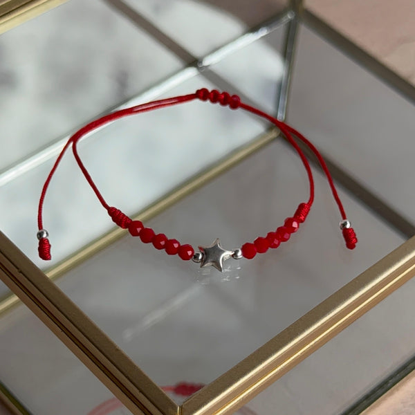Pulsera Roja Estrella
