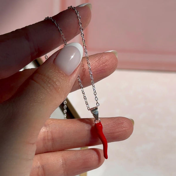 Collar Ají Cornicello - Plata 925
