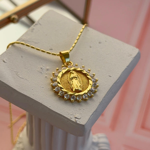 Collar Virgen de Guadalupe Circones