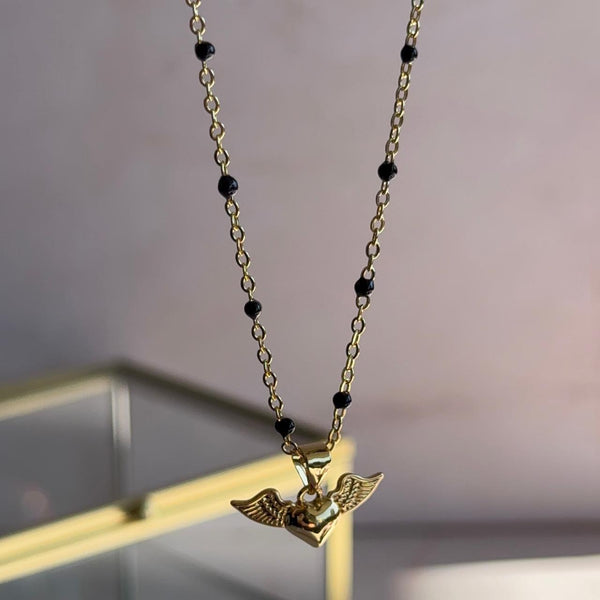 Collar Corazón Alado
