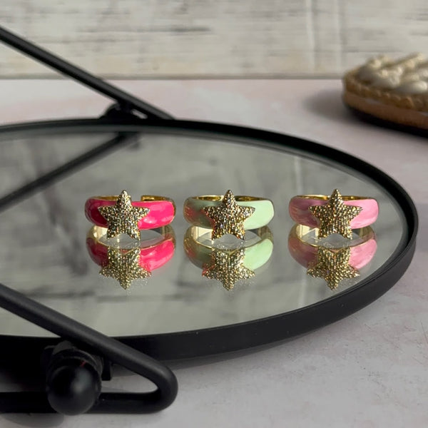Anillo Estrella Colores