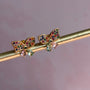Aros Mariposa Baño de oro