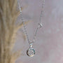 Collar Medalla Estrella y Lunita