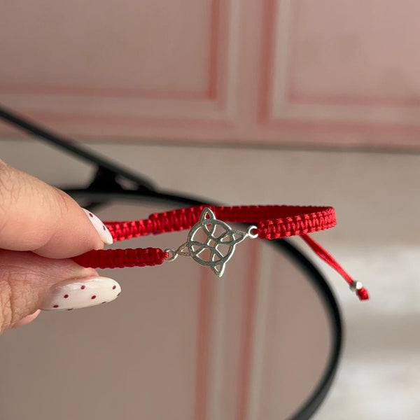 Pulsera Roja Nudo de Bruja