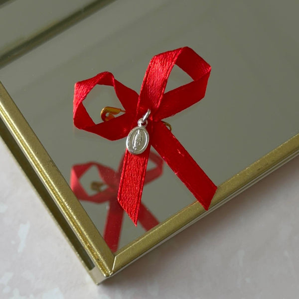 Prendedor Cinta Roja - Virgen de Guadalupe