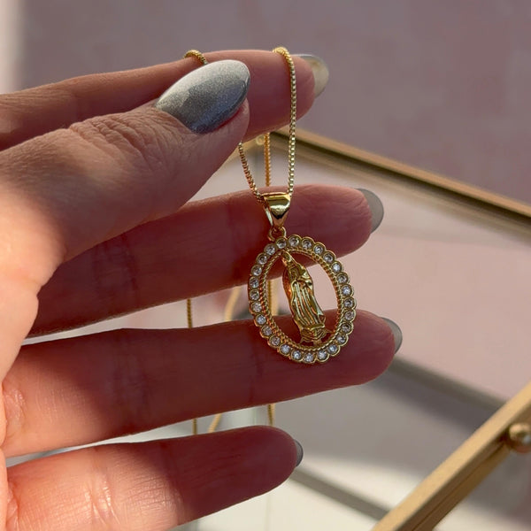 Collar Virgen de Guadalupe Circones