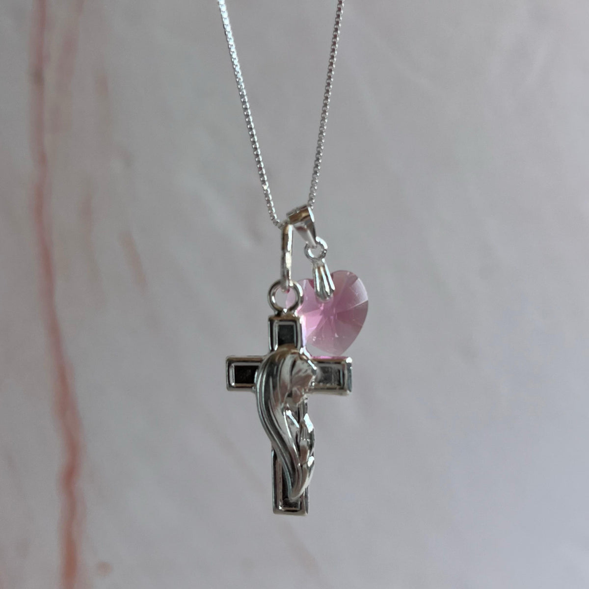 Collar Virgen Niña Cruz