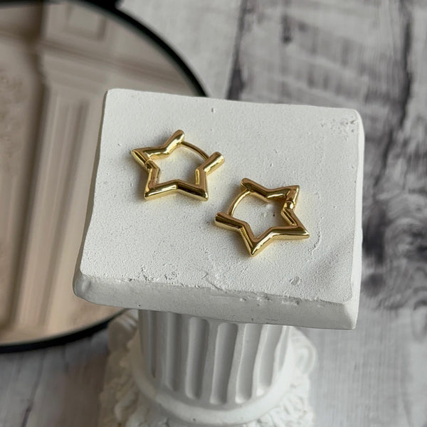 Aros Argolla Forma Estrella