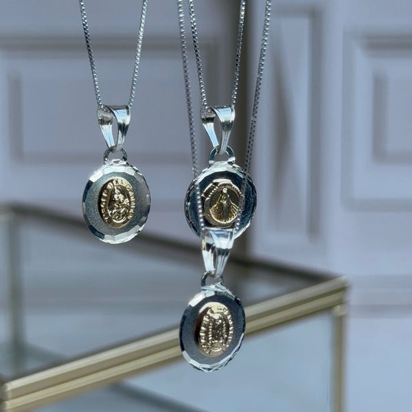 Collar Medallas Virgen