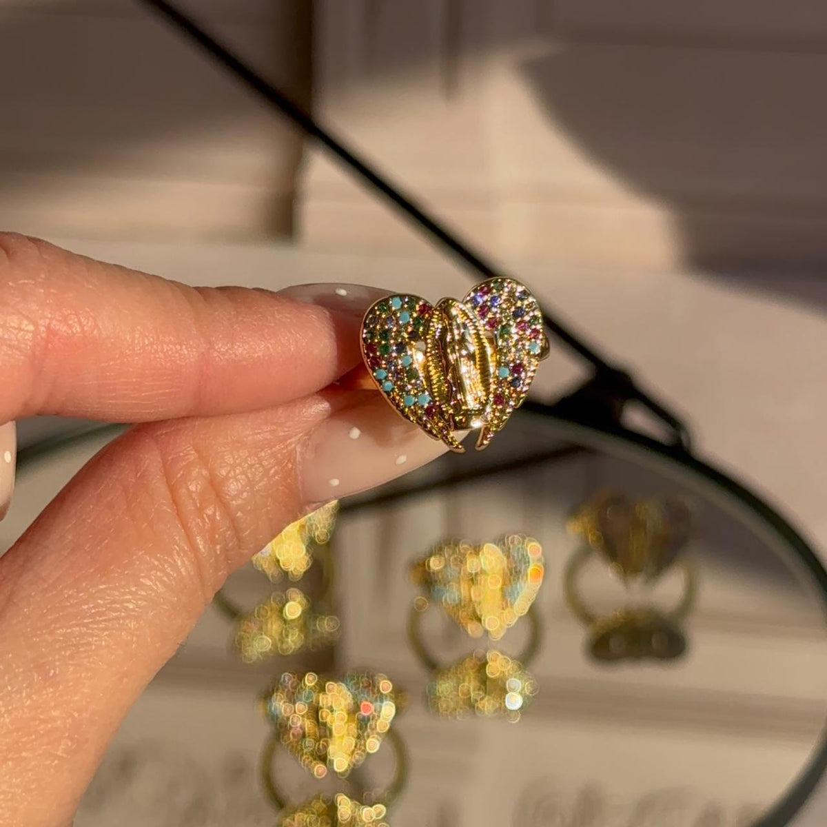 Anillo Alas Virgen de Guadalupe