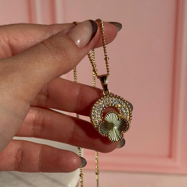 Collar Trébol con Circones