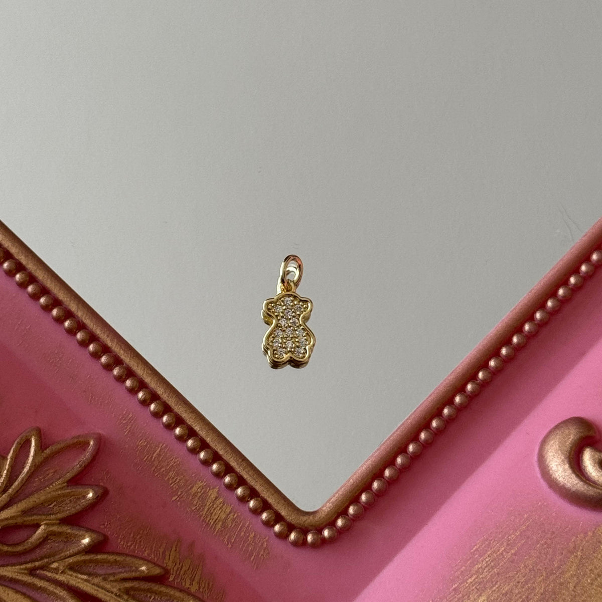Charm Osito Circones Baño de oro