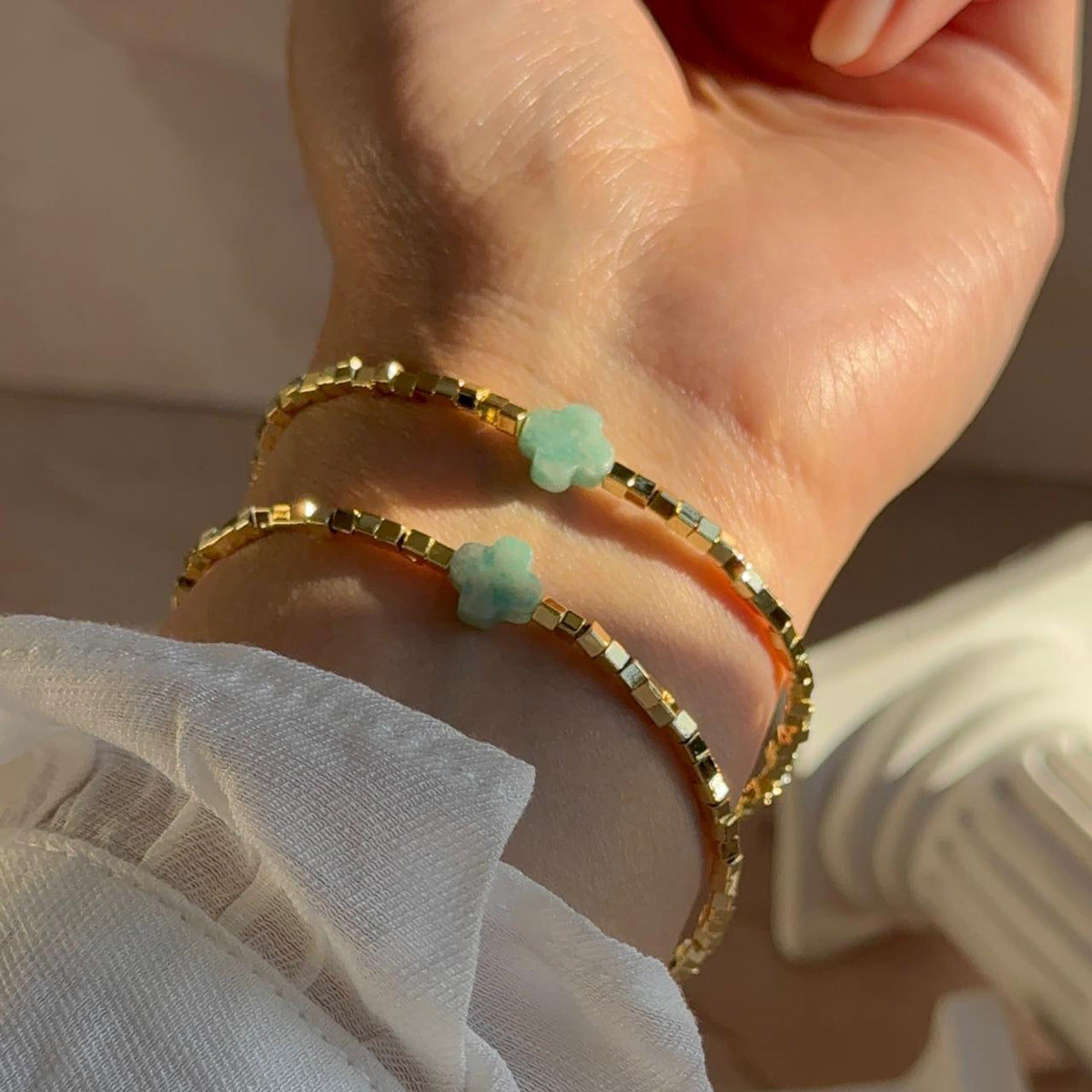 Pulsera Cruz Piedra