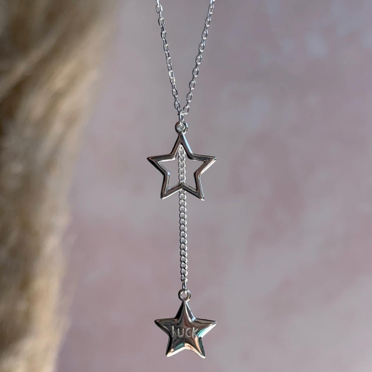 Collar Cascada Estrellas Luck