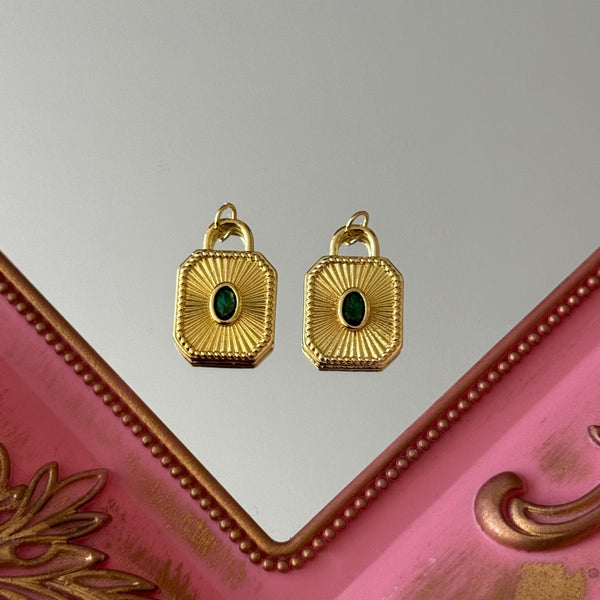 Charm Medallón Jade