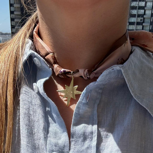 Collar Pañuelo - Medalla Estrella Fugaz
