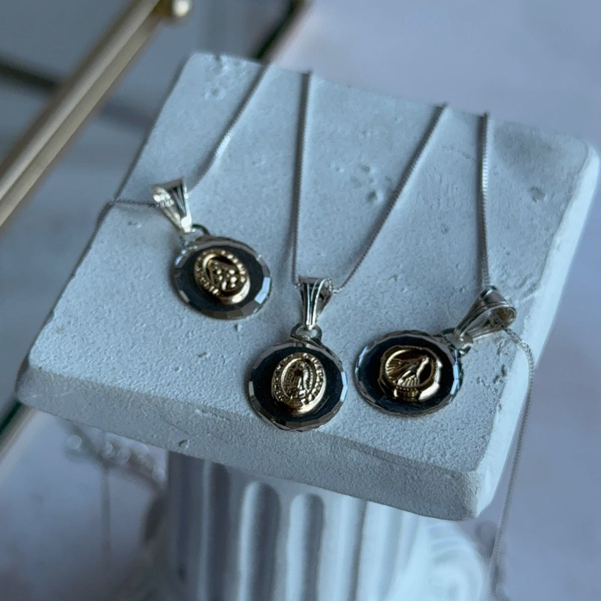 Collar Medallas Virgen