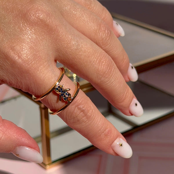 Anillo Hijo Baño de oro