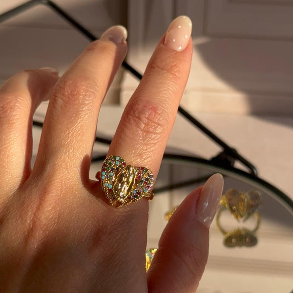 Anillo Alas Virgen de Guadalupe