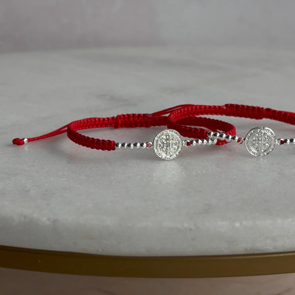 Pulsera Roja Cruz San Benito
