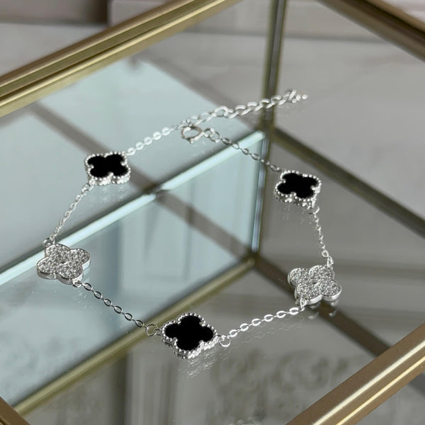Pulsera Trébol Circones Plata 925