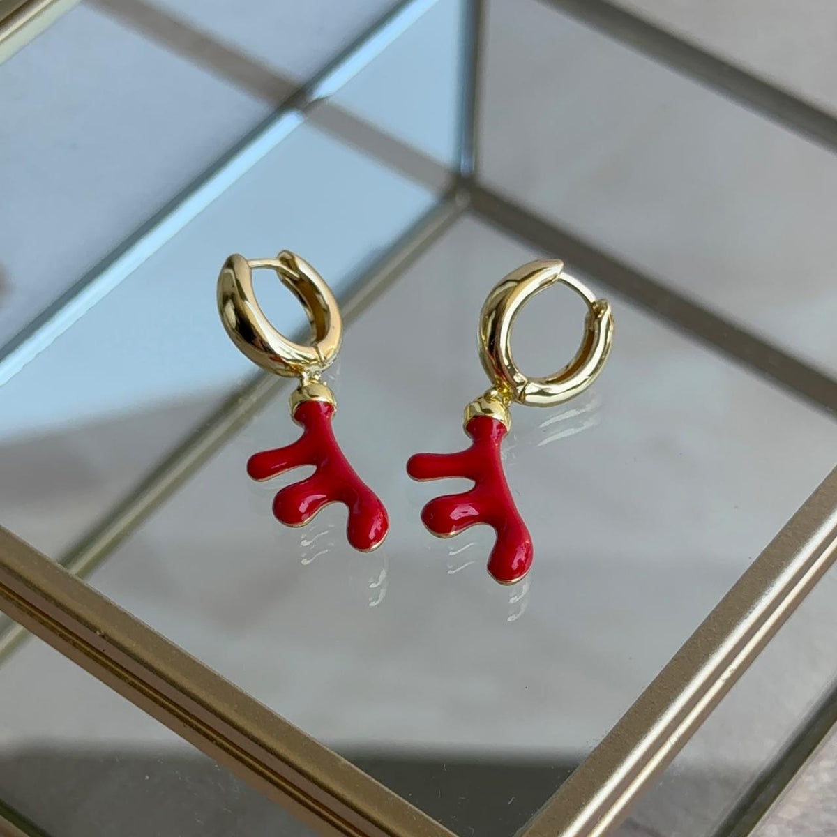 Aros Argolla Coral