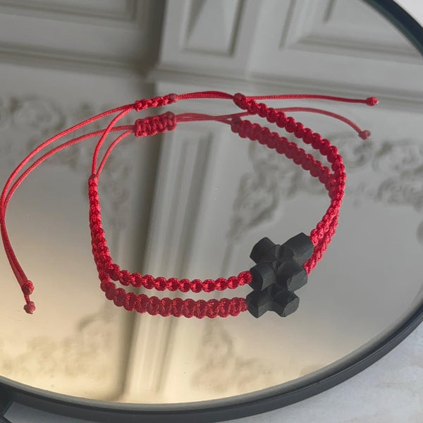 Pulsera Cruz Azabache