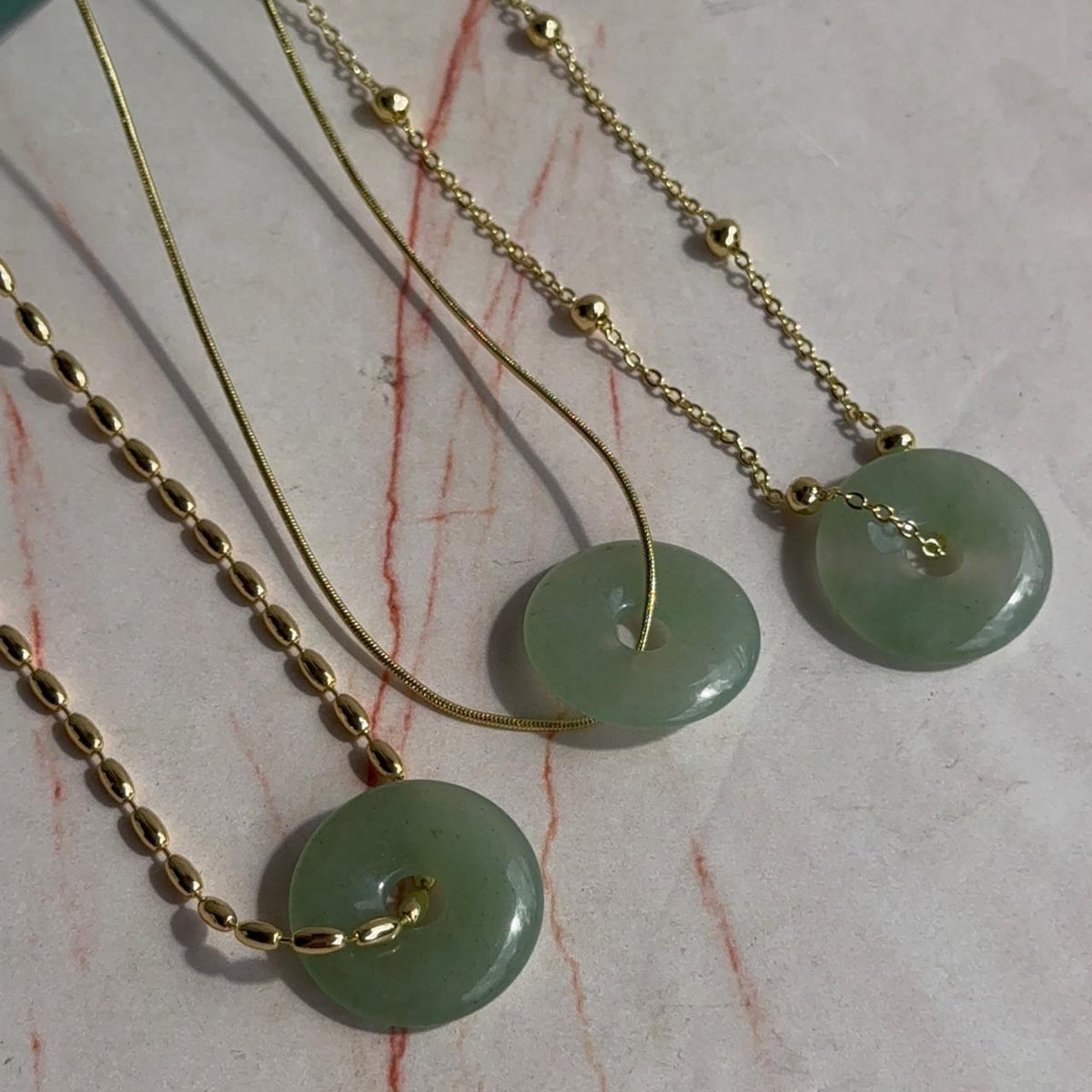 Collar Piedra Cuarzo Verde
