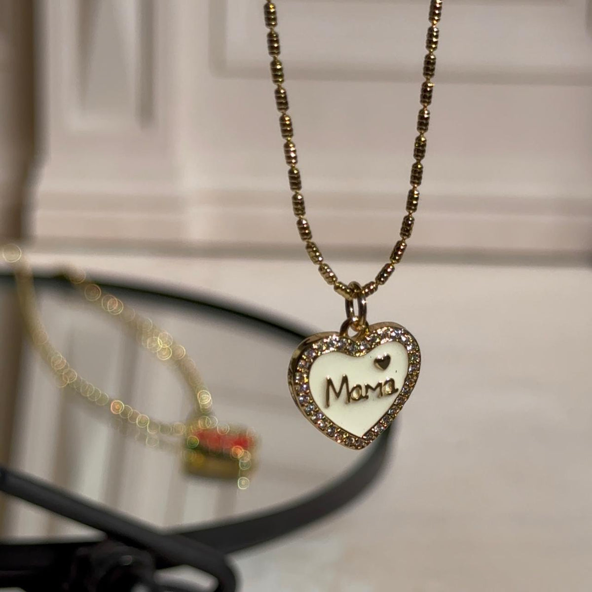 Collar Corazón Mamá