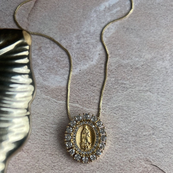 Collar Virgen de Guadalupe Circones
