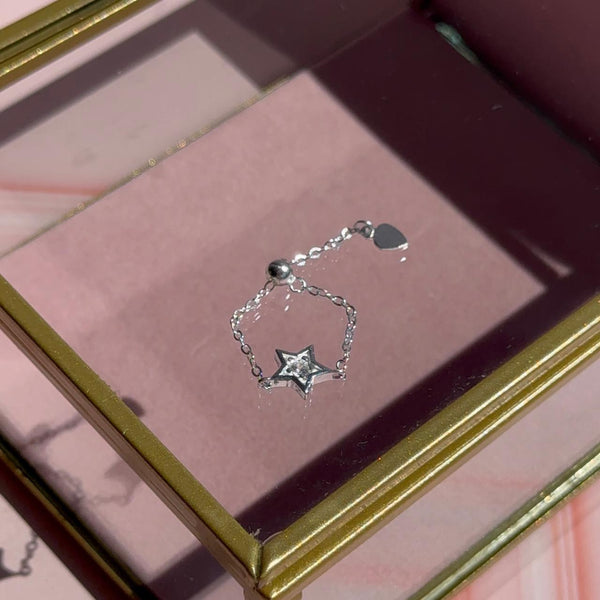 Anillo Cadena Plata 925