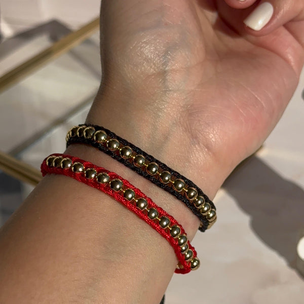 Pulsera Balines Baño de oro
