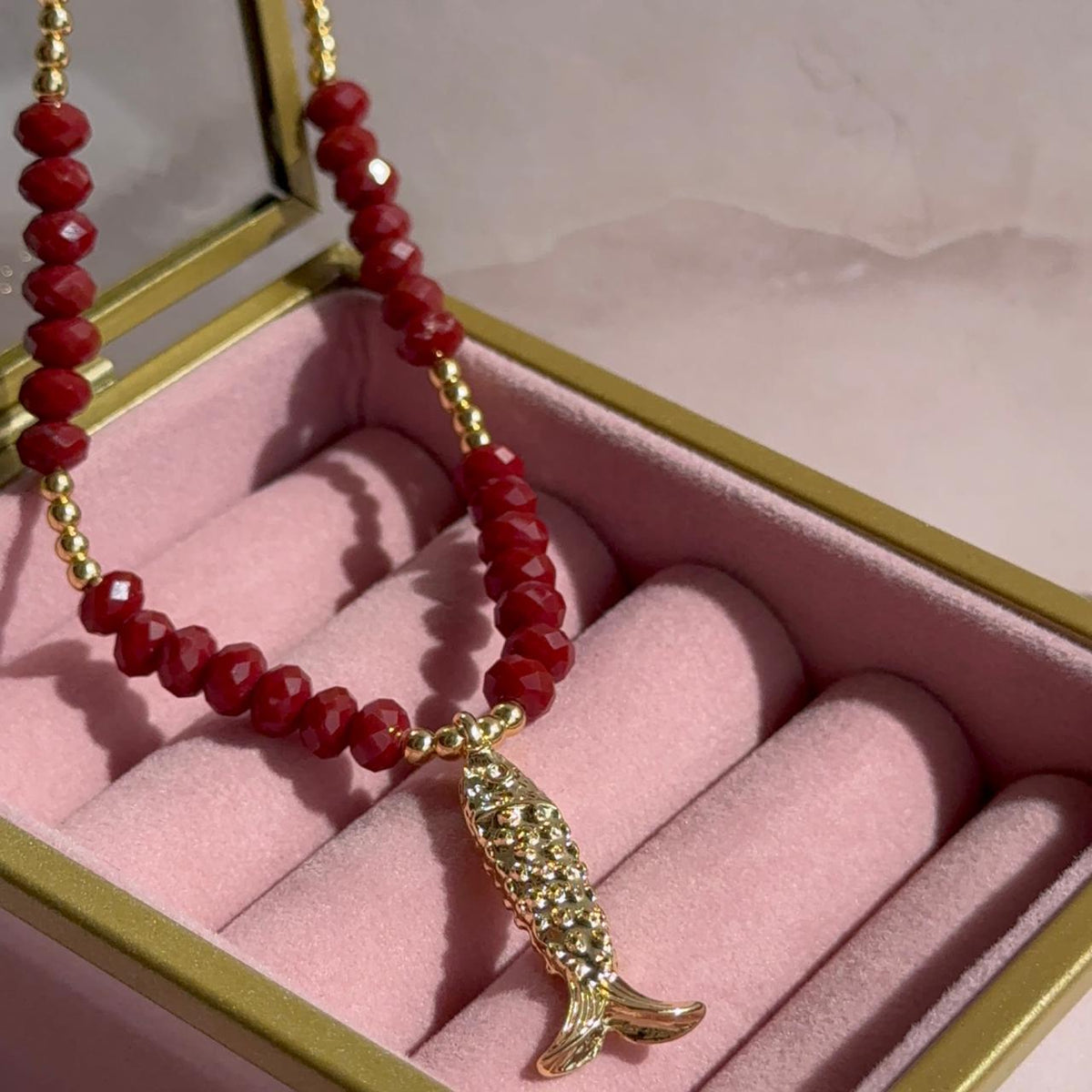 Collar Cristales Pez