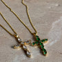 Collar Cruz Cristales