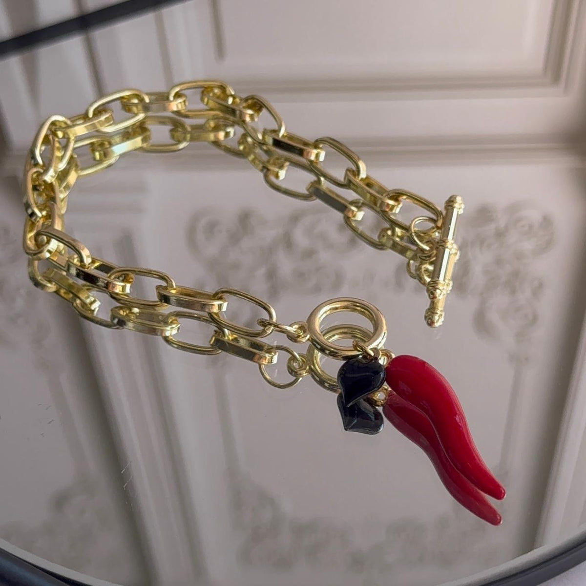 Pulsera Ají Cornicello y Corazón