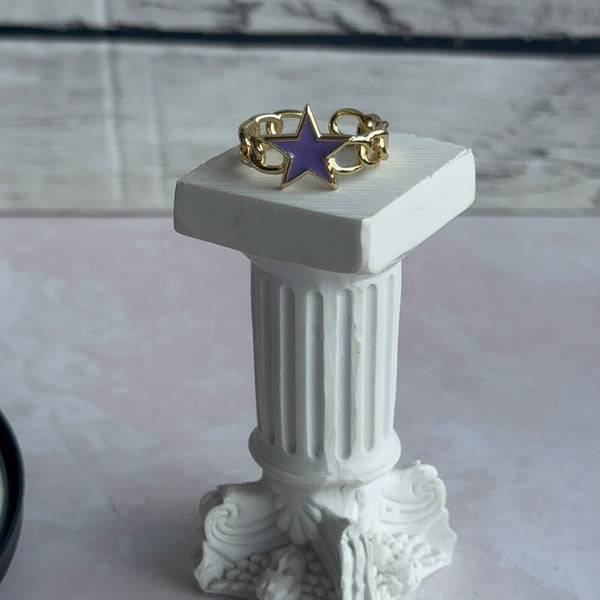 Anillo Estrella Colores