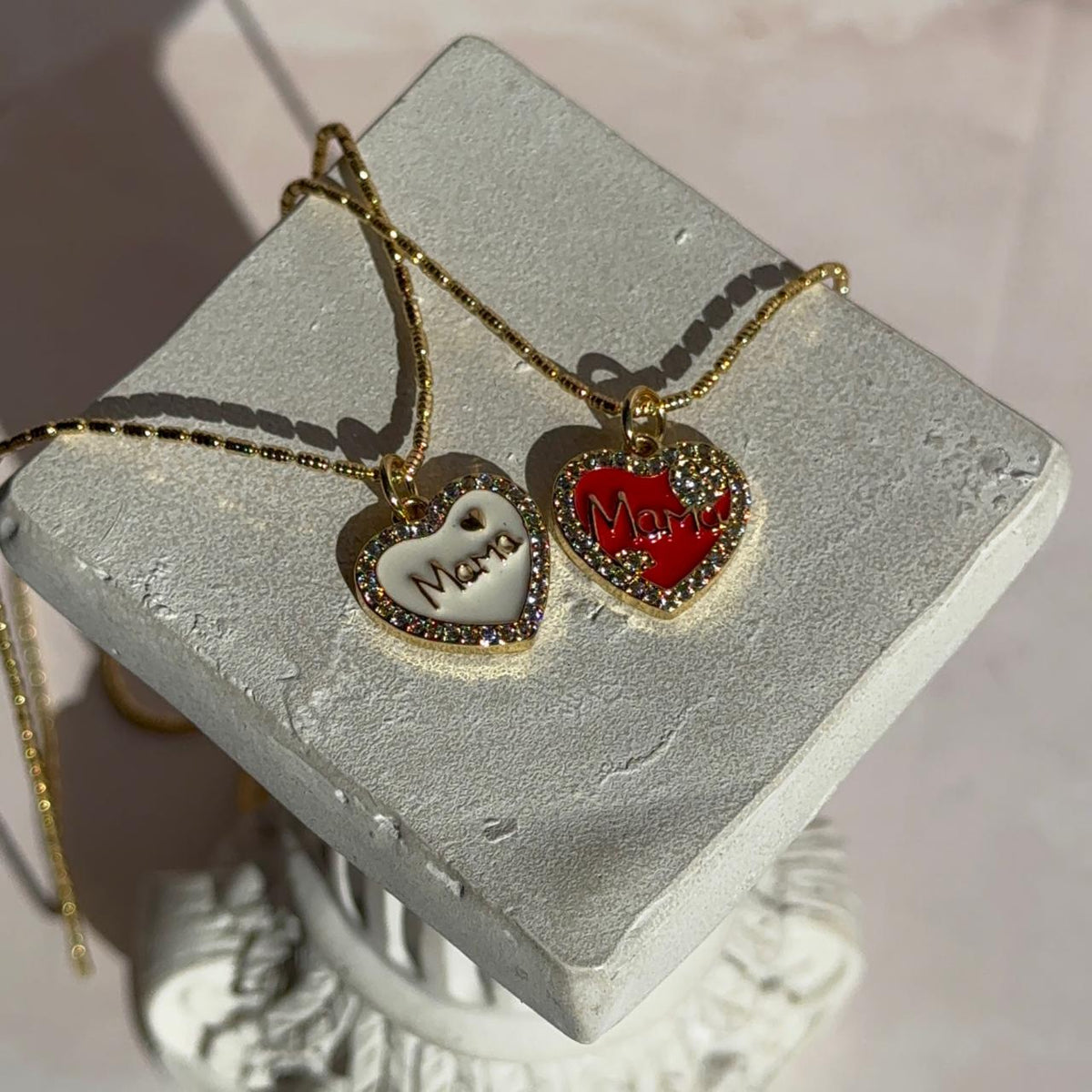 Collar Corazón Mamá
