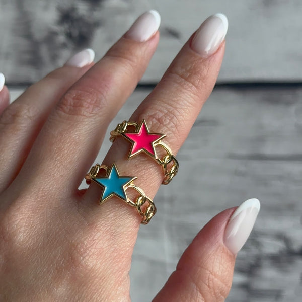 Anillo Estrella Colores