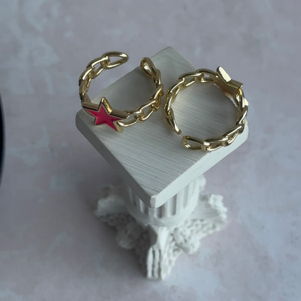 Anillo Estrella Colores