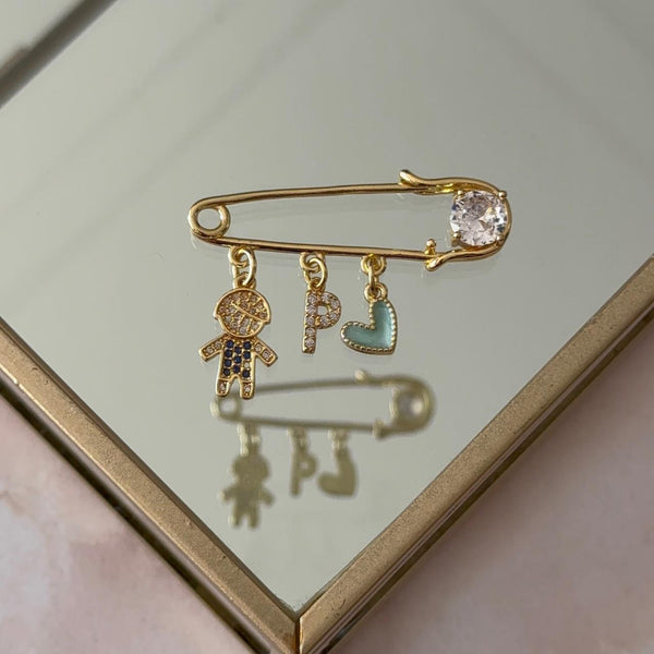 Prendedor Hijo con Letra Personalizada