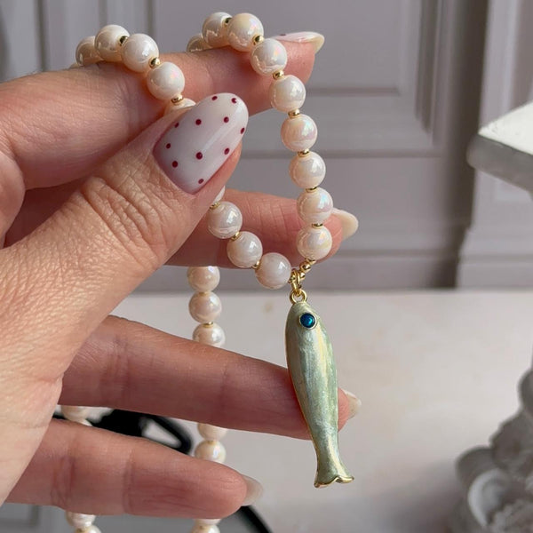 Collar Pez Perlado
