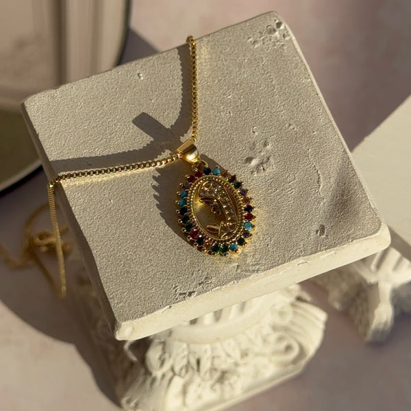 Collar Virgen Niña Multicolores