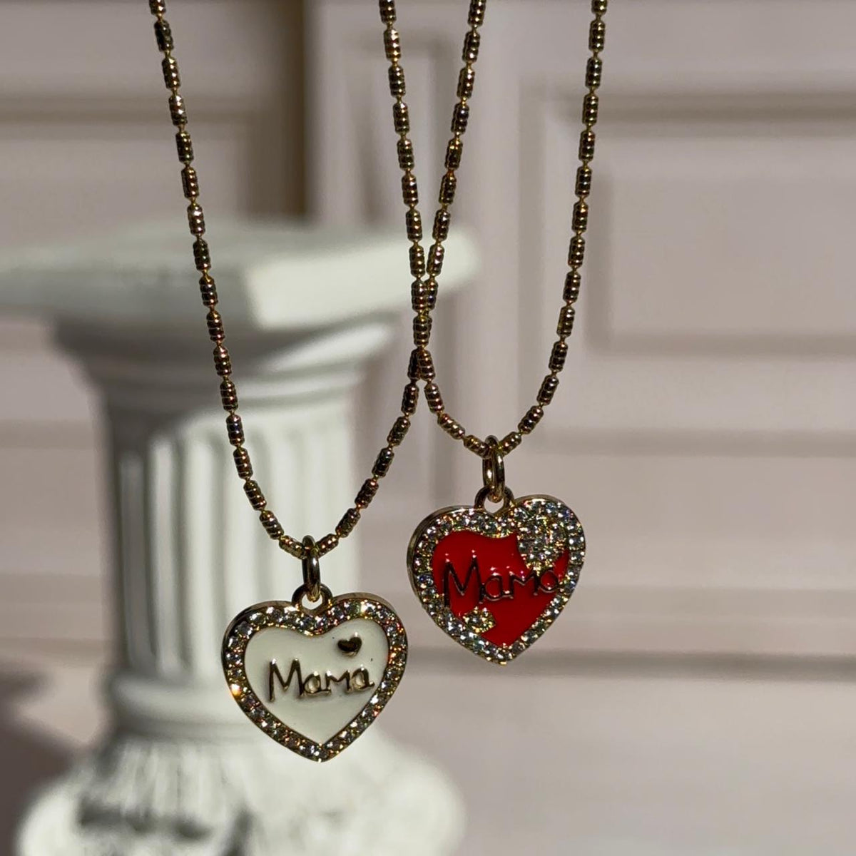 Collar Corazón Mamá